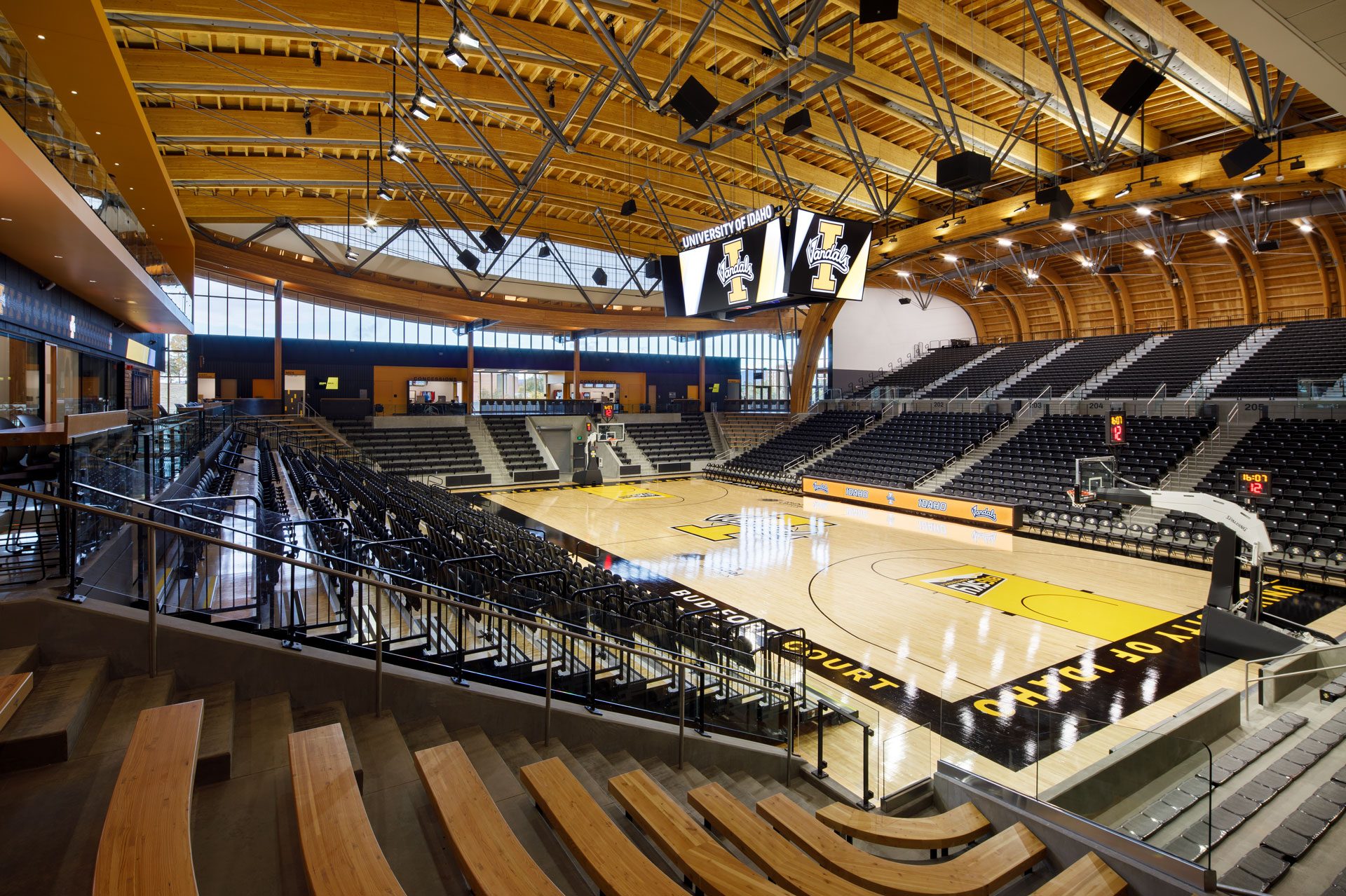 Idaho Central Credit Union Arena featured in sb Magazine's Sports Halls