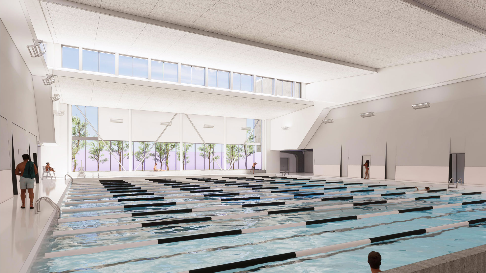 Ima Locker Rooms And Pool Upgrades Opsis Architecture 